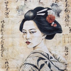 SAYURI AU KIMONO (90x120cm) SAYURI AU KIMONO (90x120cm)